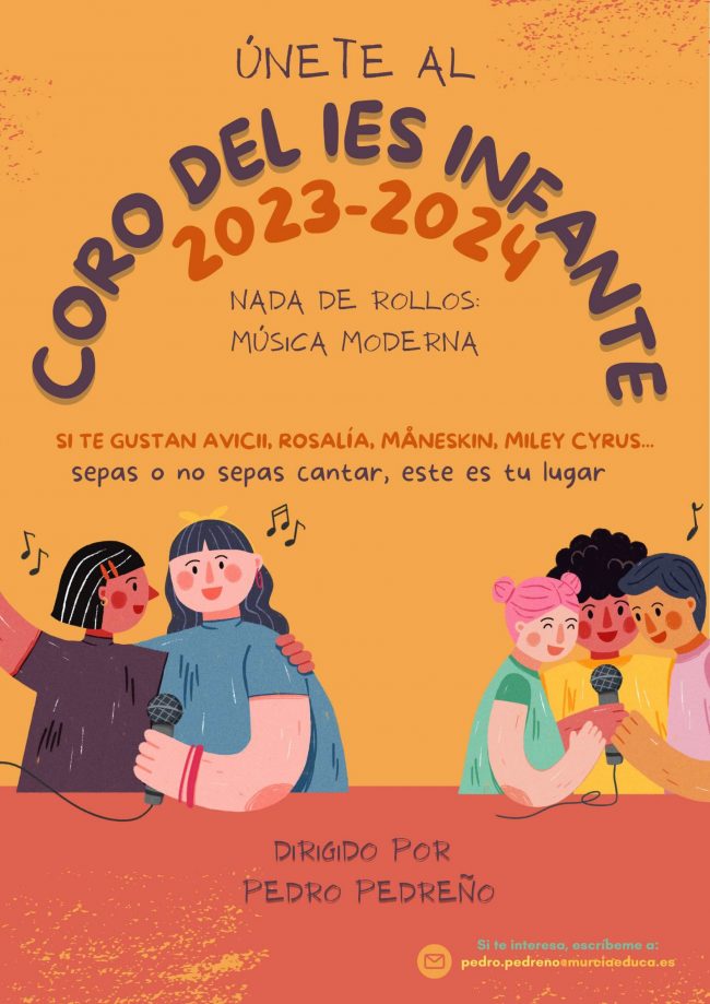 Children Music School Choir Singing Class Poster – 1