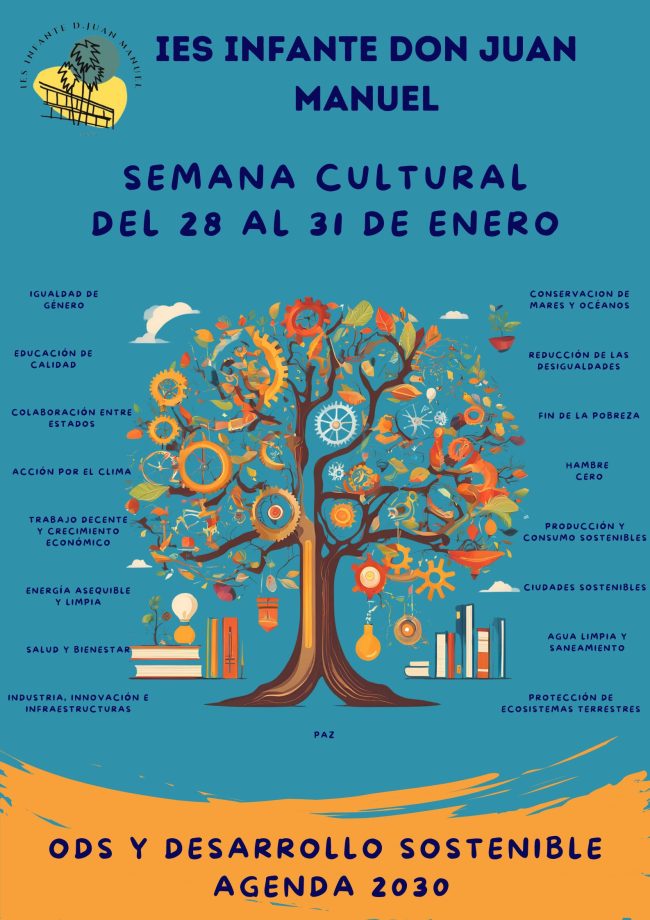 Cartel Semana Cultural del curso 2024-2025.